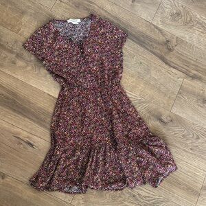 Passport Multicolor Floral Midi Dress